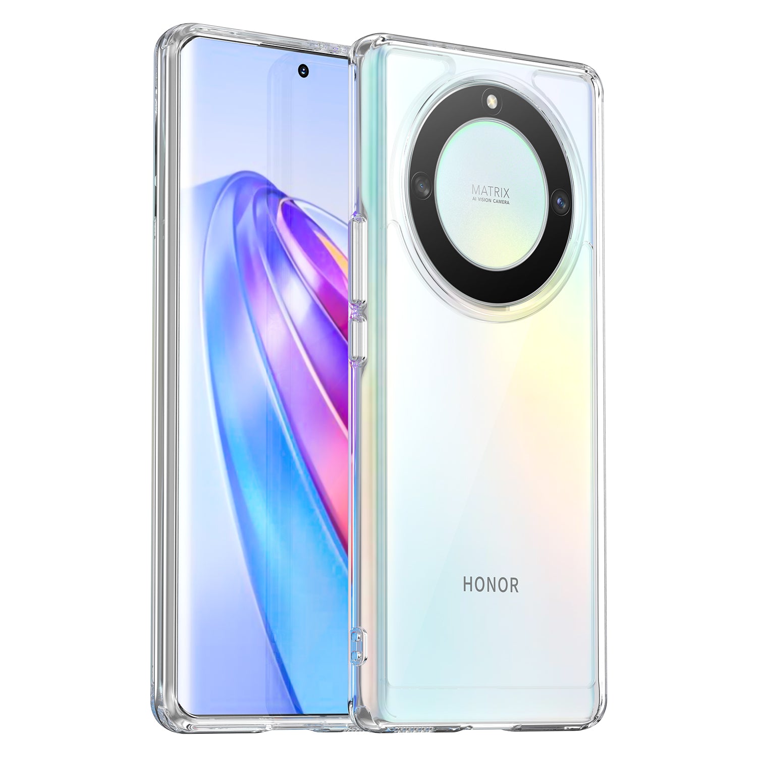 For Honor Magic5 Lite 5G / X40 5G / X9a 5G Clear Phone Case TPU + Acrylic Shockproof Protective Cover