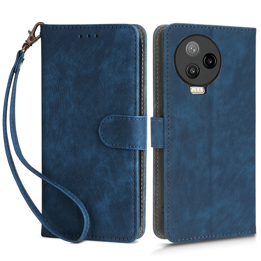 For Infinix Note 12 Pro 4G X676B / Note 12 (2023) 4G X676C Drop-proof Phone Case RFID Blocking Leather Wallet Stand Cover with Strap