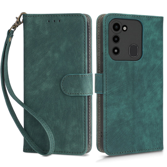 For Tecno Spark 8C 4G / Spark 9 4G / Spark Go 2022 / KG5 Phone Case RFID Blocking Stand Wallet Leather Cover