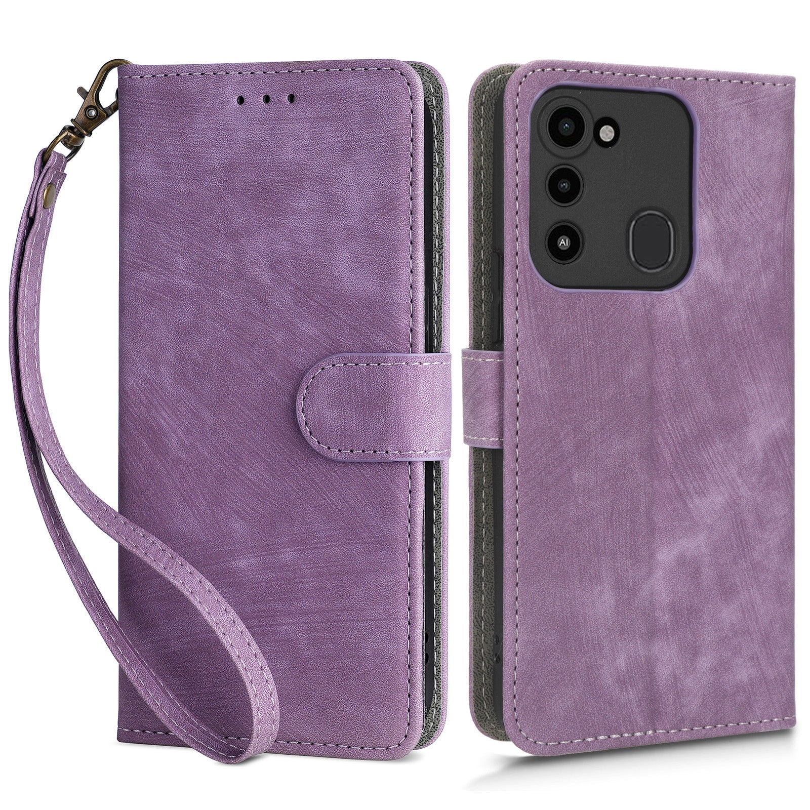 For Tecno Spark 8C 4G / Spark 9 4G / Spark Go 2022 / KG5 Phone Case RFID Blocking Stand Wallet Leather Cover