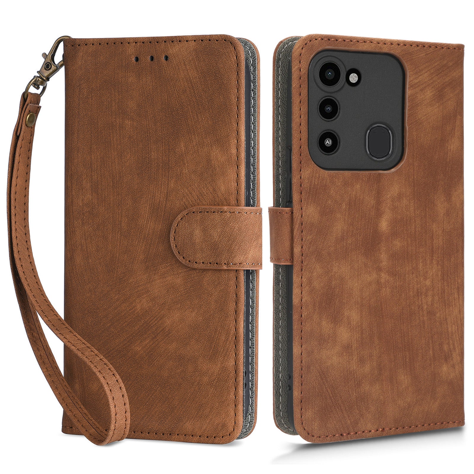 For Tecno Spark 8C 4G / Spark 9 4G / Spark Go 2022 / KG5 Phone Case RFID Blocking Stand Wallet Leather Cover