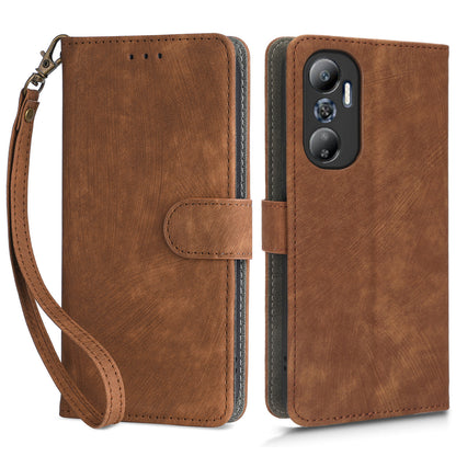For Infinix Hot 20 4G X6826 / X6826B / X6826C Phone Case RFID Blocking Wallet Shockproof Leather Stand Cover with Strap