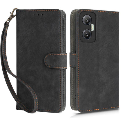 For Infinix Hot 20 5G X666 / X666B Shockproof Leather Phone Case RFID Blocking Wallet Stand Cover with Hand Strap