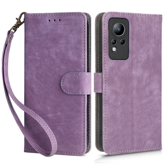 For Infinix Note 11 X663 / X663B / Infinix Note 12 4G G88 X663C X663D / Infinix Note 12i 2022 X677 Phone Case RFID Blocking Stand Wallet Leather Cover with Strap