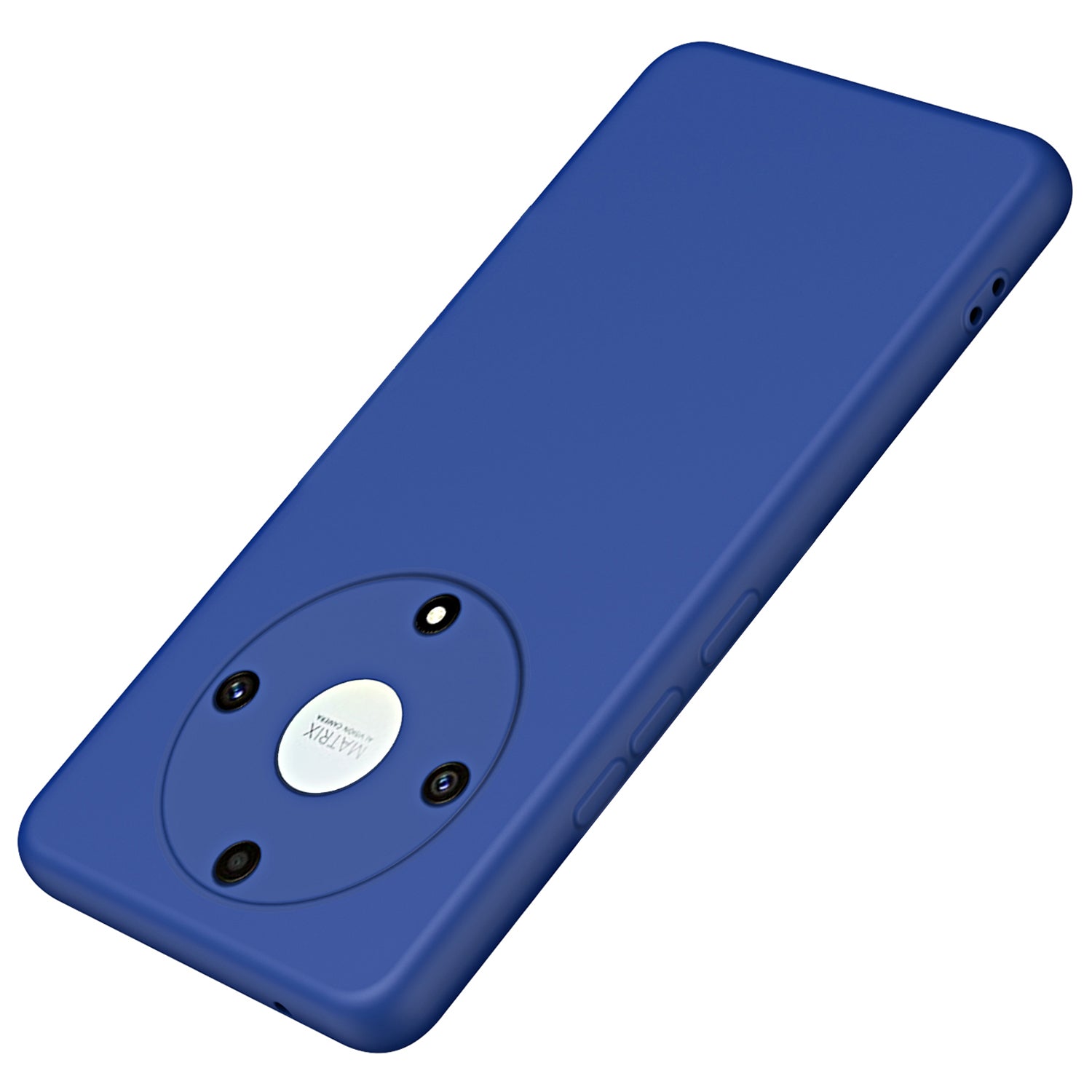 Back Cover for Honor X9a 5G / Magic5 Lite 5G 2.2mm Thickness Fiber Lining Rubberized TPU Phone Case