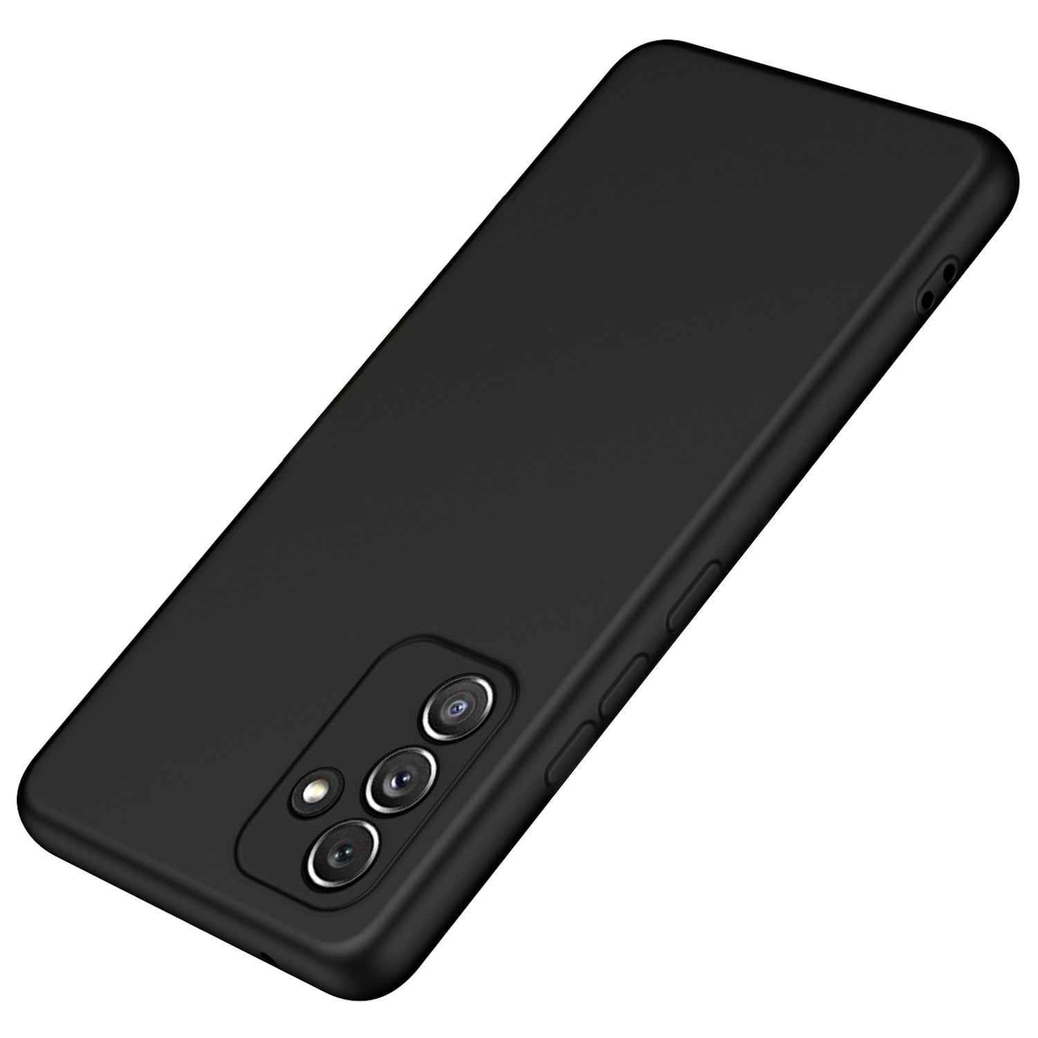 For Samsung Galaxy A34 5G Back Cover with Fiber Lining 2.2mm Thickness Rubberized TPU Phone Case