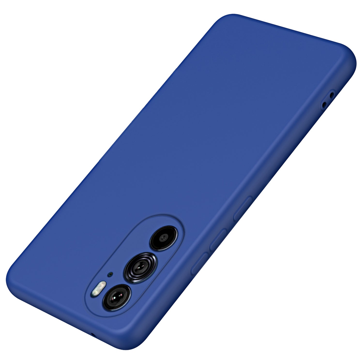 For Motorola Edge X30 / 30 Pro (Motorola Edge+ (2022)) Rubberized Back Cover with Fiber Lining 2.2mm Thickness TPU Phone Case