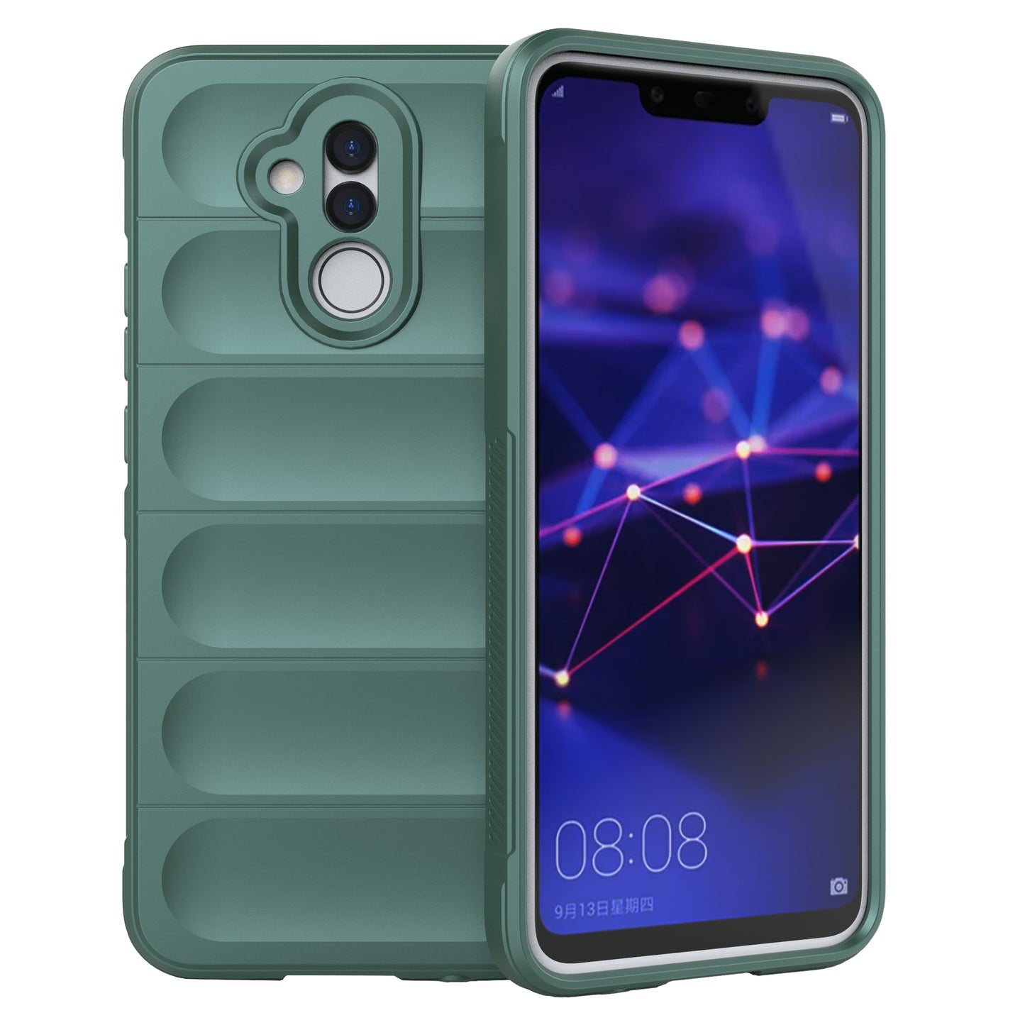 For Huawei Mate 20 Lite TPU Back Protector Phone Case Anti-fall Rugged Cell Phone Cover