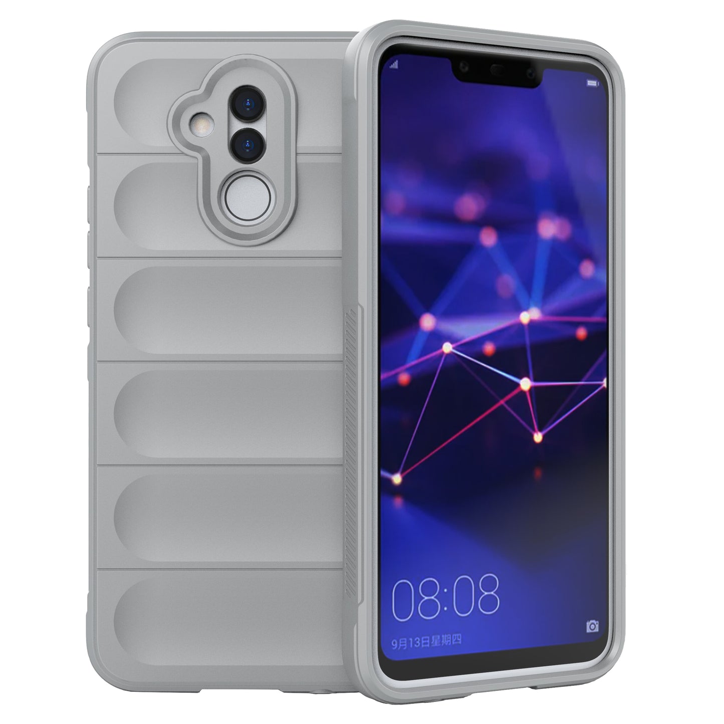 For Huawei Mate 20 Lite TPU Back Protector Phone Case Anti-fall Rugged Cell Phone Cover
