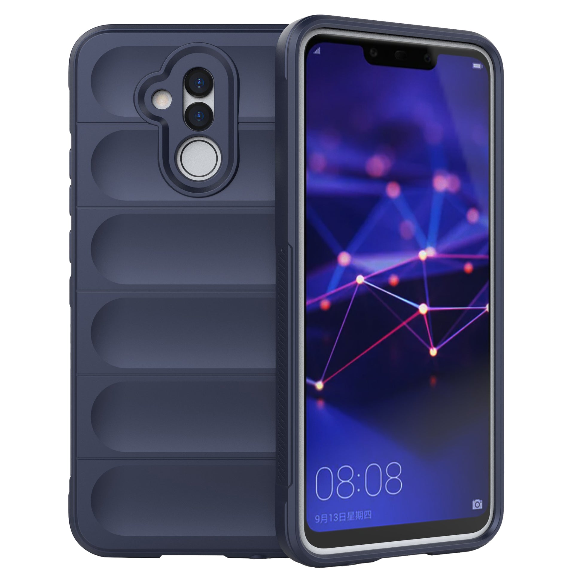 For Huawei Mate 20 Lite TPU Back Protector Phone Case Anti-fall Rugged Cell Phone Cover