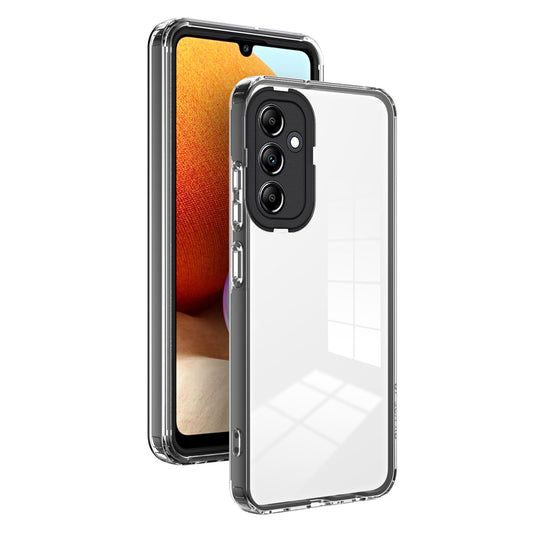 For Samsung Galaxy A14 5G 3-in-1 Transparent Phone Cover TPU + PC Camera Protection Anti-drop Case