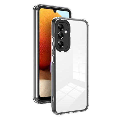 For Samsung Galaxy A34 5G Camera Protection 3-in-1 Transparent Cover TPU + PC Drop-proof Phone Case