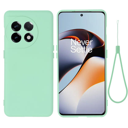 For OnePlus 11 5G Liquid Silicone Phone Case Camera Protection Anti-Scratch Cover