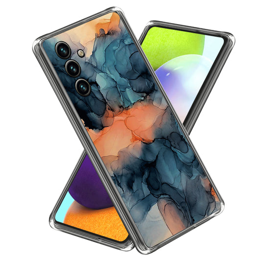 Shockproof Case for Samsung Galaxy A54 5G Abstract Marble Printed IMD TPU Phone Cover