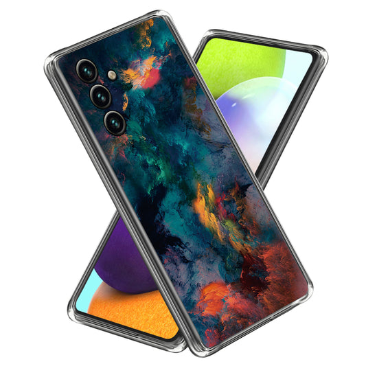 Slim Case for Samsung Galaxy A54 5G TPU Phone Case Pattern Printing IMD Protective Cover