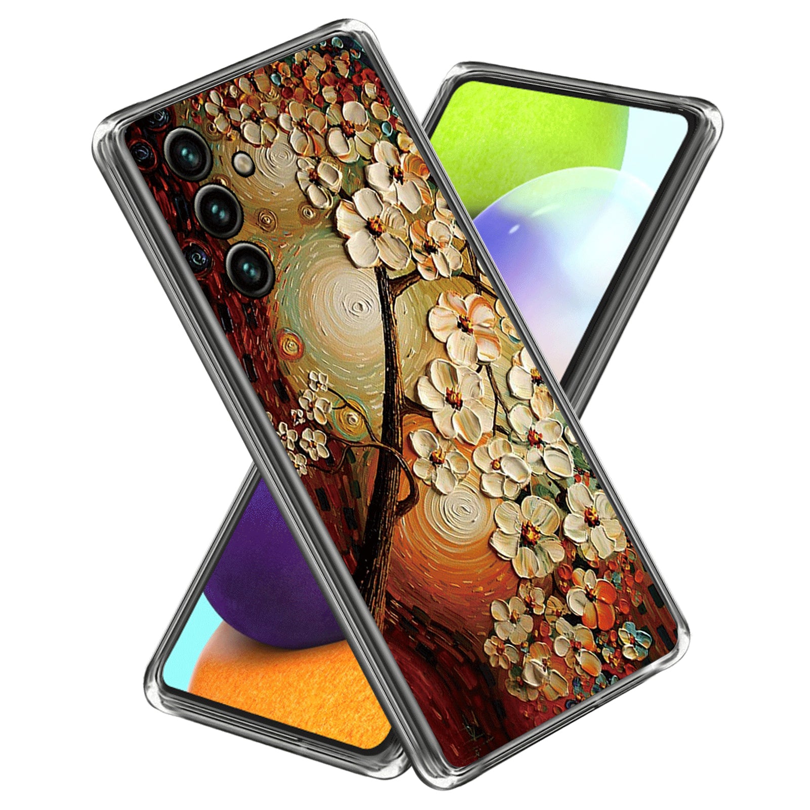Soft TPU Case for Samsung Galaxy A54 5G Shockproof Cover Pattern Printing IMD Phone Case