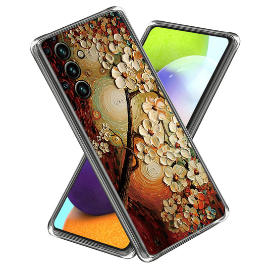 Soft TPU Case for Samsung Galaxy A54 5G Shockproof Cover Pattern Printing IMD Phone Case