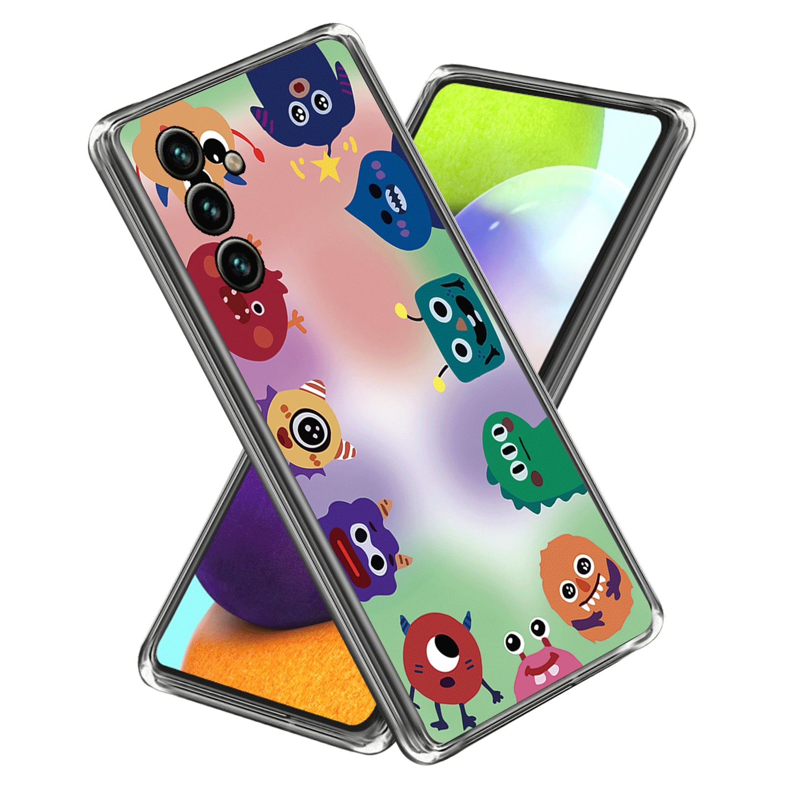 Soft TPU Case for Samsung Galaxy A54 5G Shockproof Cover Pattern Printing IMD Phone Case