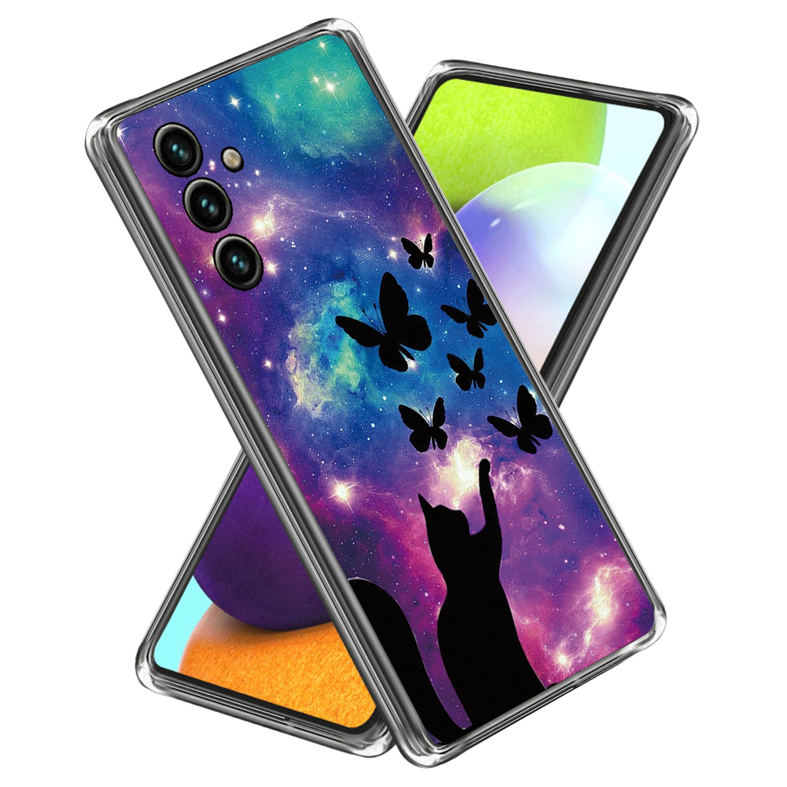 For Samsung Galaxy A54 5G Slim Phone Case Pattern Printing IMD TPU Back Cover