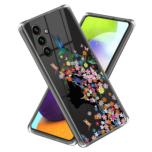 Soft TPU Case for Samsung Galaxy A54 5G Pattern Printing IMD Slim Case Anti-Drop Phone Cover