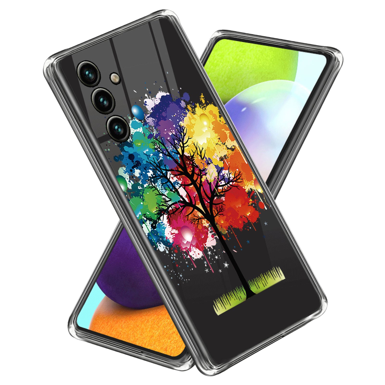 Soft TPU Case for Samsung Galaxy A54 5G Pattern Printing IMD Slim Case Anti-Drop Phone Cover