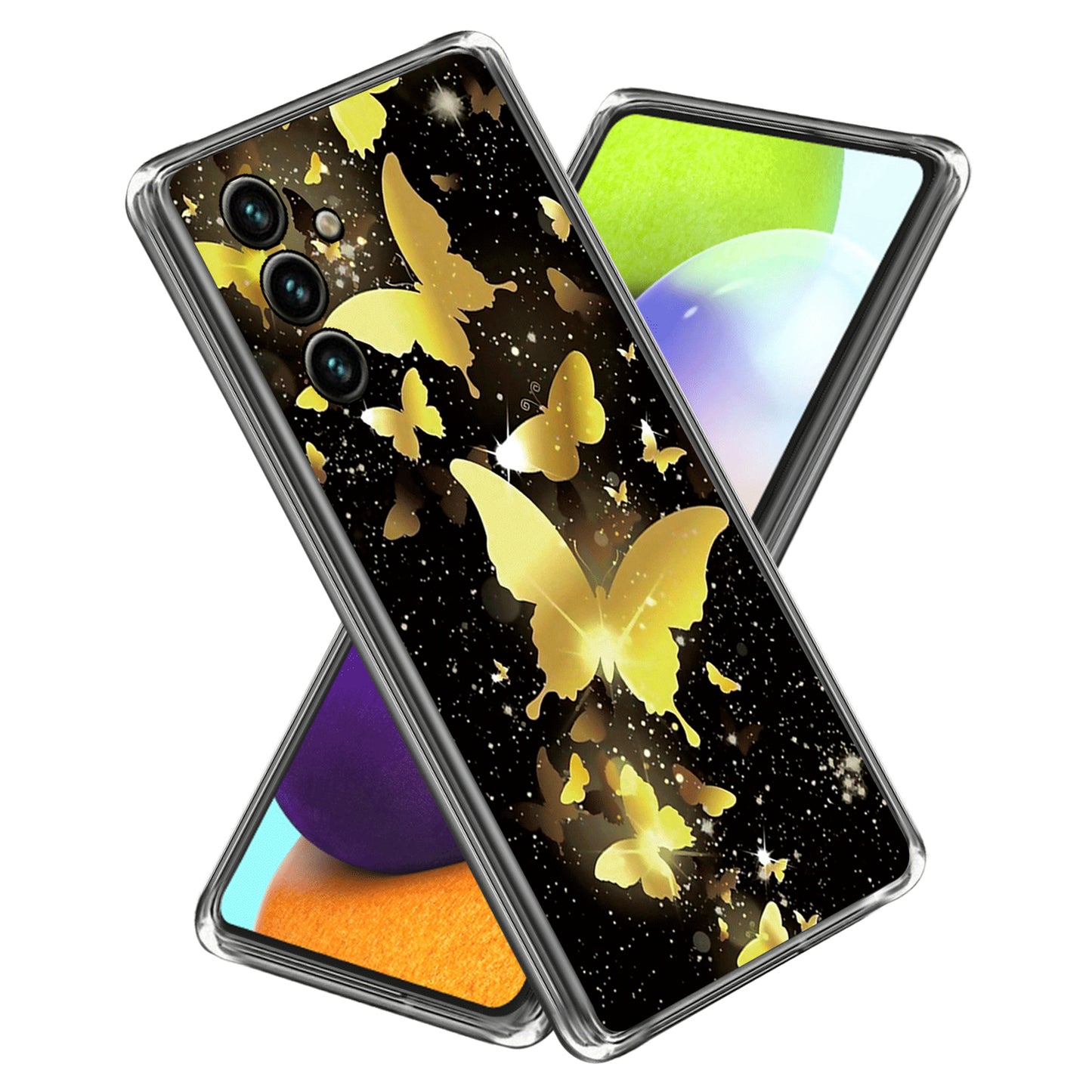 For Samsung Galaxy A34 Phone Case Pattern Printing IMD Shockproof Case Soft TPU Cover