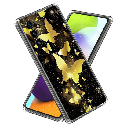 For Samsung Galaxy A34 Phone Case Pattern Printing IMD Shockproof Case Soft TPU Cover