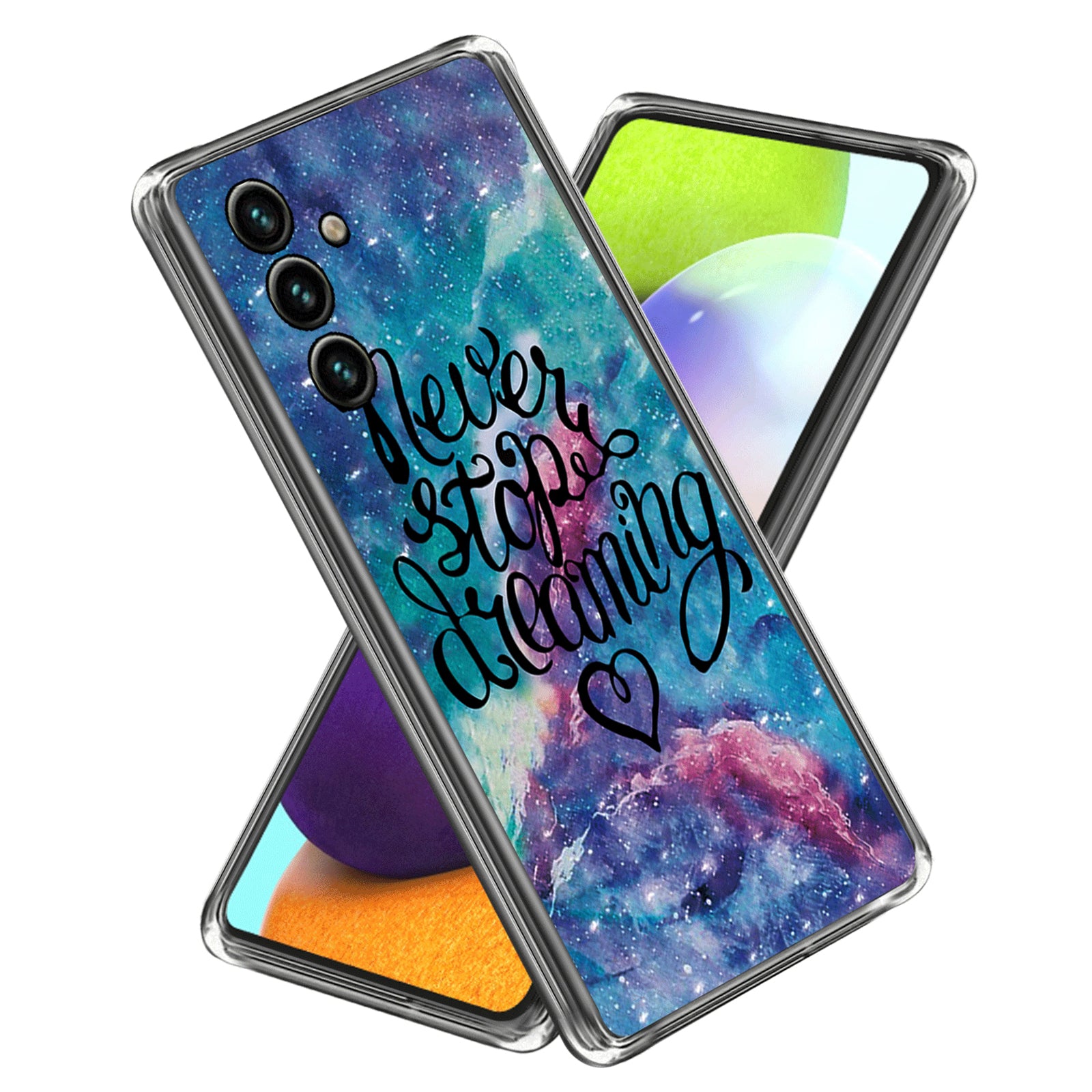 For Samsung Galaxy A34 Phone Case Pattern Printing IMD Shockproof Case Soft TPU Cover