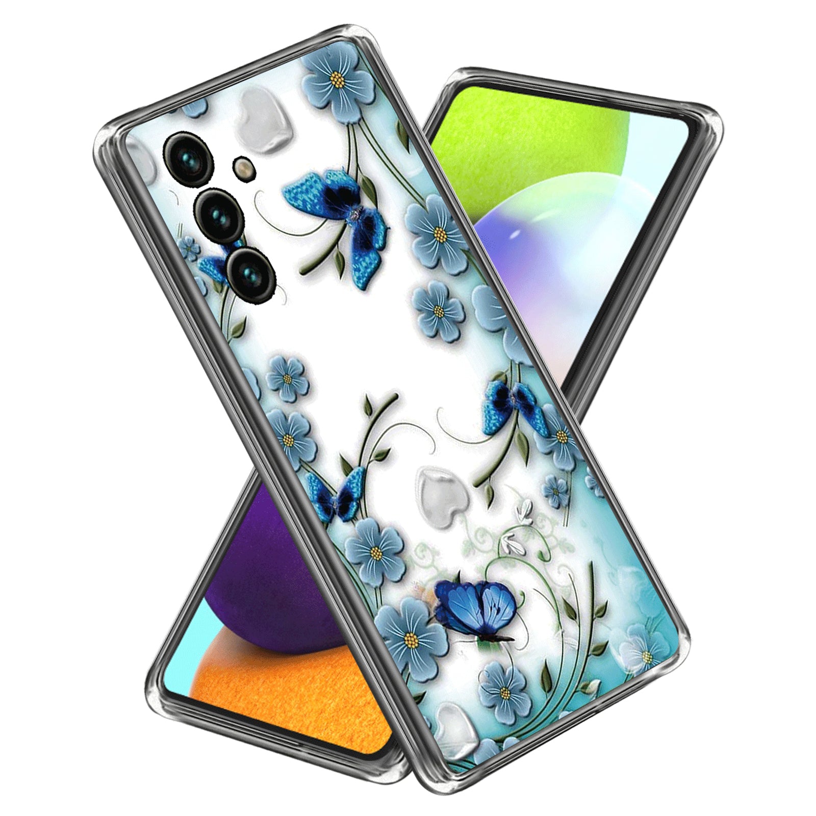 For Samsung Galaxy A54 5G Slim Phone Case Scratch Resistant Pattern Printing IMD TPU Phone Cover