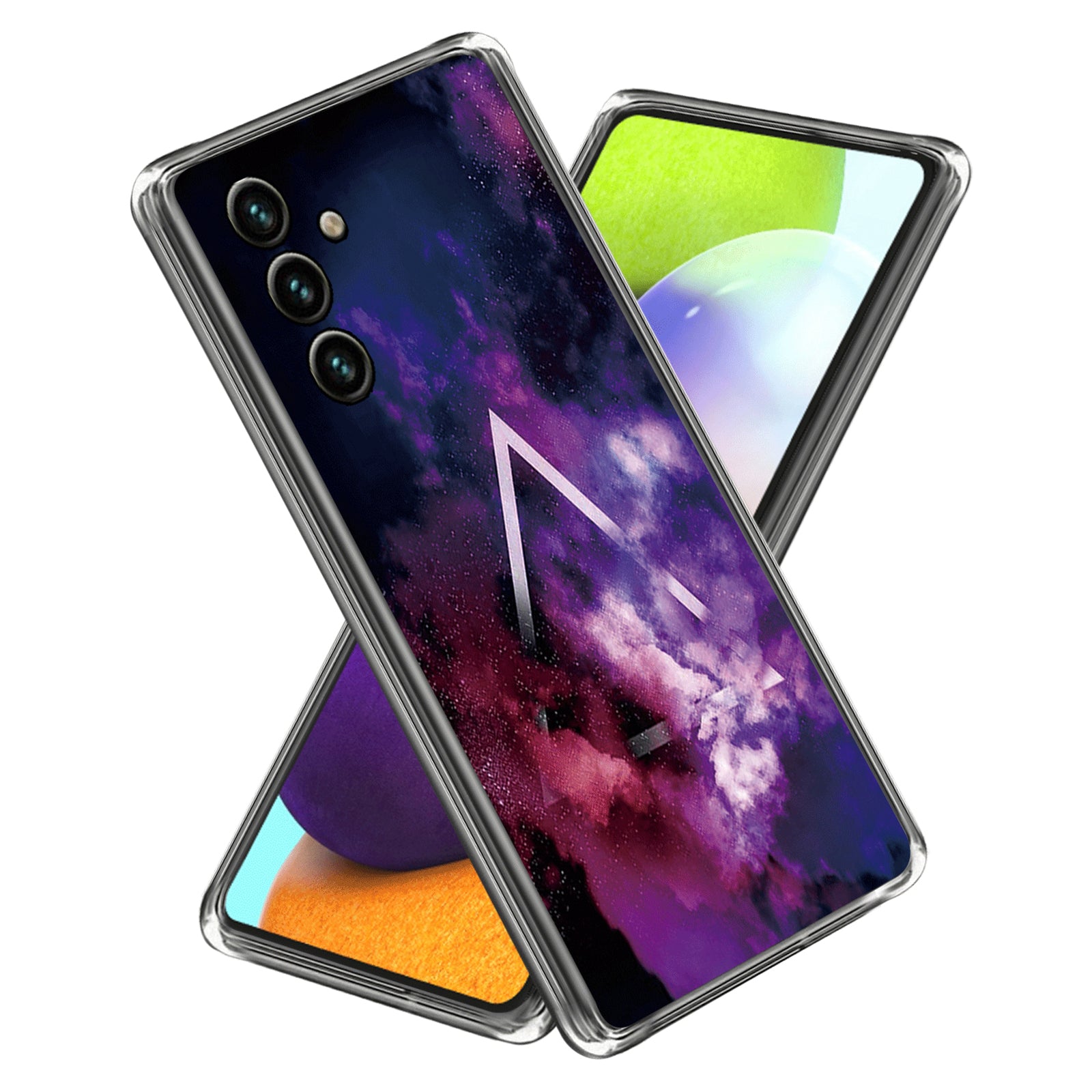 Slim Case for Samsung Galaxy A34 5G Soft TPU Phone Cover Pattern Printing IMD Shockproof Case