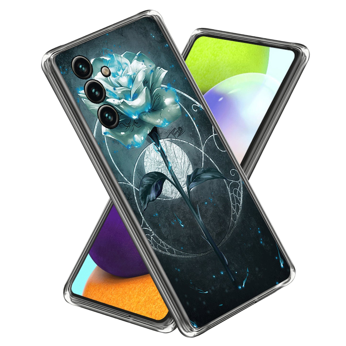 Slim Case for Samsung Galaxy A34 5G Soft TPU Phone Cover Pattern Printing IMD Shockproof Case