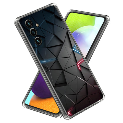 Slim Case for Samsung Galaxy A34 5G Soft TPU Phone Cover Pattern Printing IMD Shockproof Case