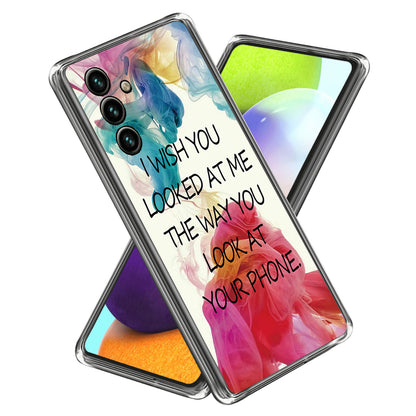 IMD TPU Case for Samsung Galaxy A34 5G Pattern Printing Phone Cover