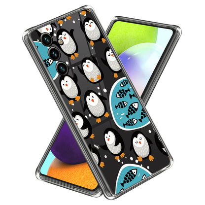 TPU Case for Samsung Galaxy A34 5G Shockproof Case IMD Pattern Printing Phone Cover