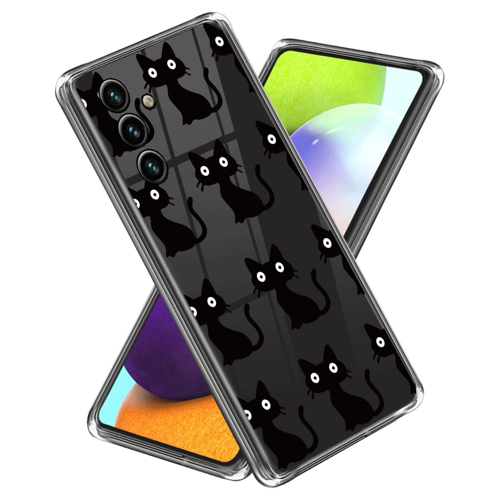 TPU Case for Samsung Galaxy A34 5G Shockproof Case IMD Pattern Printing Phone Cover