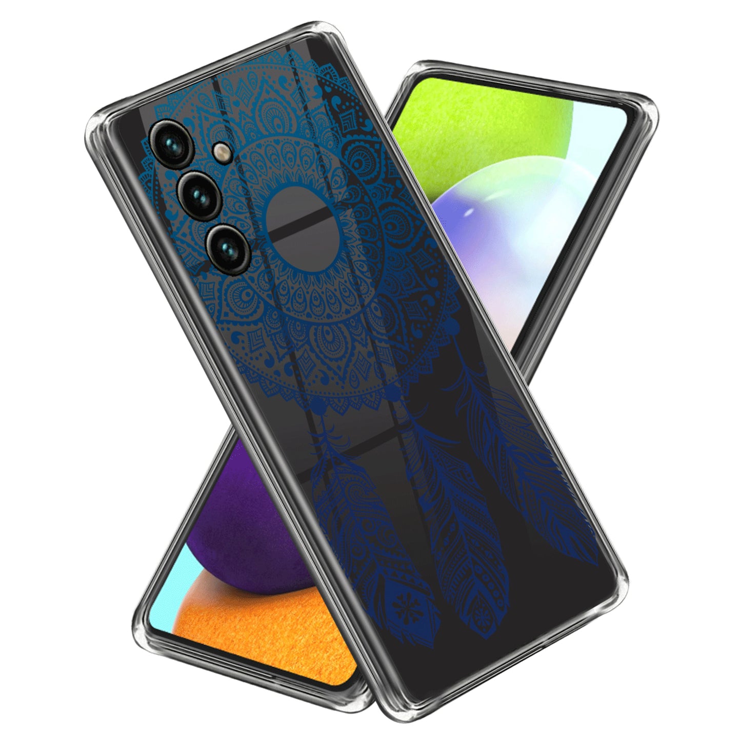 TPU Case for Samsung Galaxy A34 5G Shockproof Case IMD Pattern Printing Phone Cover