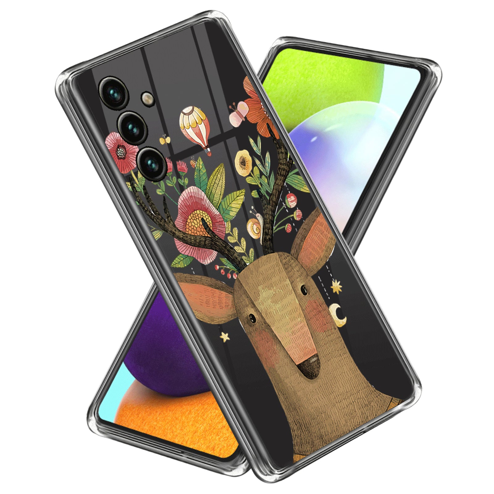 Slim Case for Samsung Galaxy A34 5G Pattern Printing IMD Phone Case Anti-Scratch Soft TPU Cover