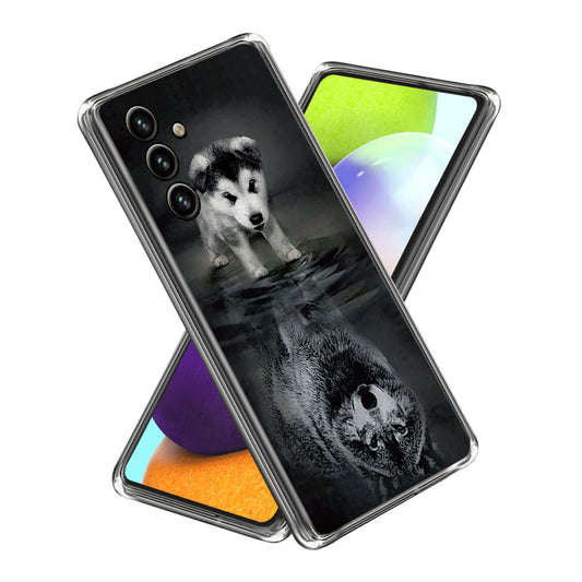 For Samsung Galaxy A54 5G Shockproof Phone Case Pattern Printing IMD TPU Cover