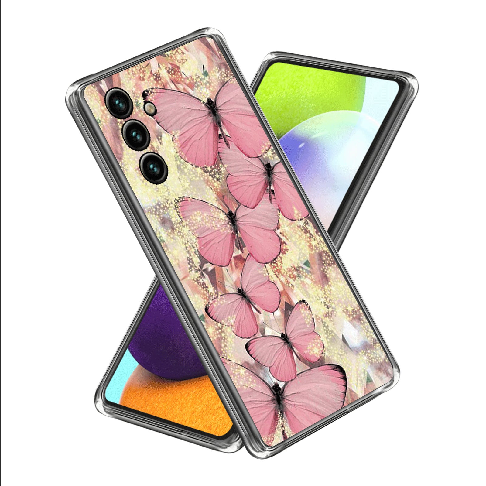 For Samsung Galaxy A54 5G Shockproof Phone Case Pattern Printing IMD TPU Cover