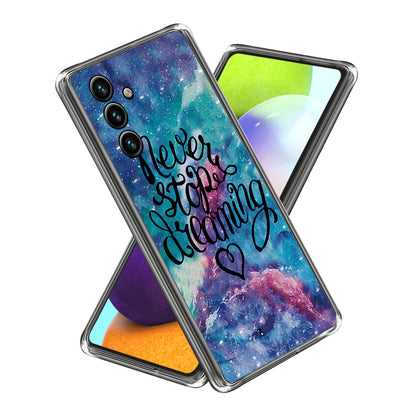 For Samsung Galaxy A54 5G Shockproof Phone Case Pattern Printing IMD TPU Cover