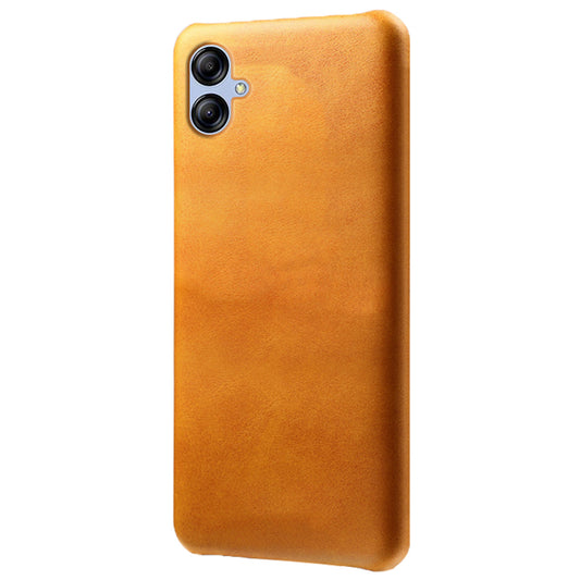 For Samsung Galaxy A04e 4G / M04 4G / F04 4G Phone Case Calf Texture PU Leather+PC Phone Cover