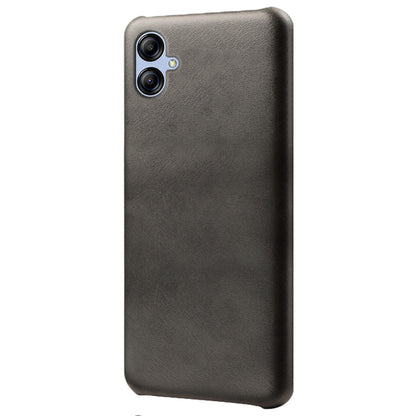 For Samsung Galaxy A04e 4G / M04 4G / F04 4G Phone Case Calf Texture PU Leather+PC Phone Cover