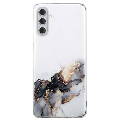For Samsung Galaxy A34 5G Embossing Marble Pattern TPU Case Back Protector Phone Cover