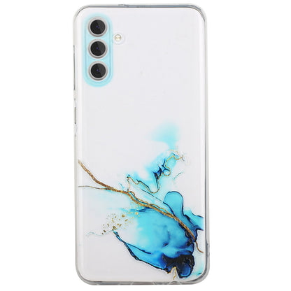 For Samsung Galaxy A34 5G Embossing Marble Pattern TPU Case Back Protector Phone Cover