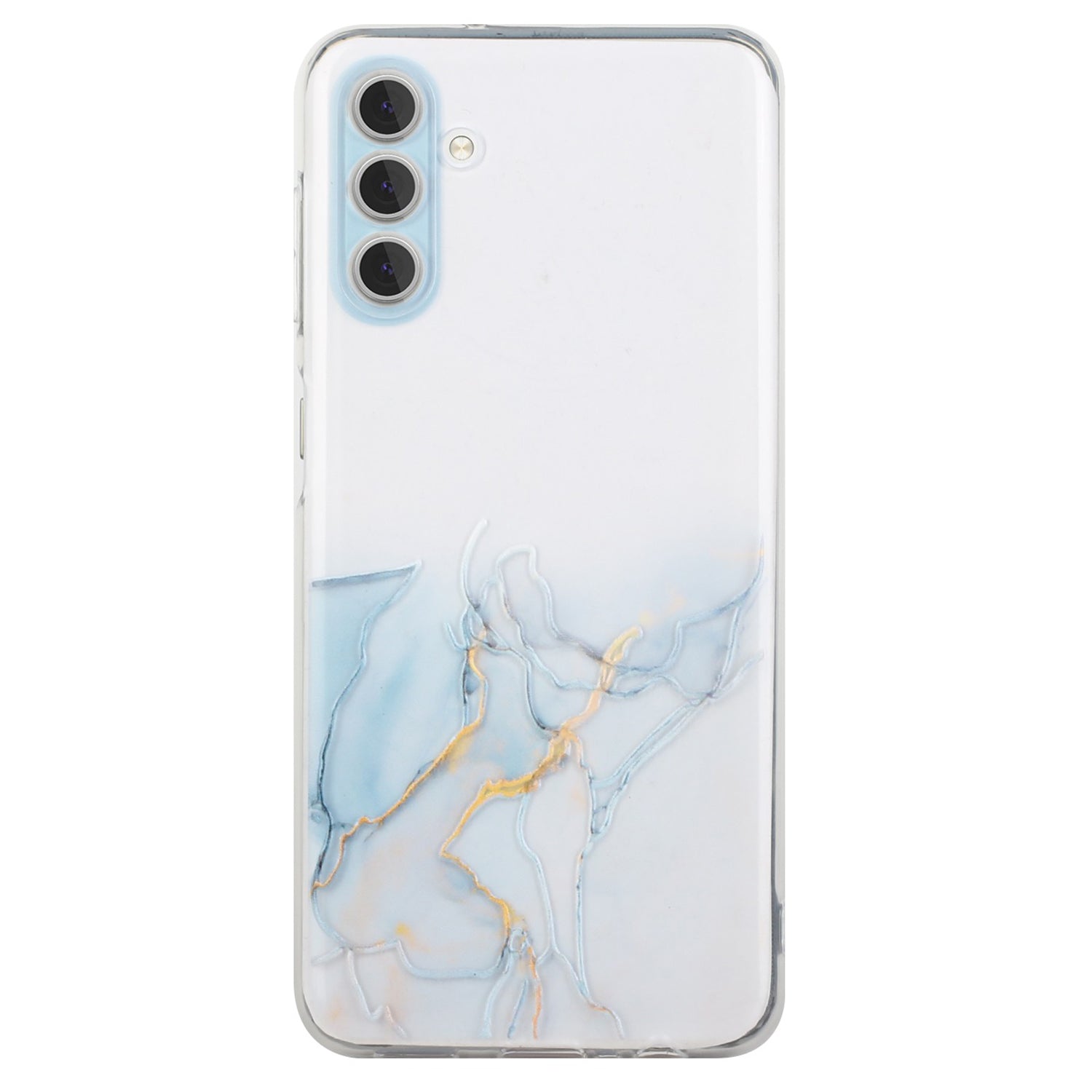 For Samsung Galaxy A34 5G Embossing Marble Pattern TPU Case Back Protector Phone Cover