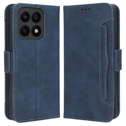 For Honor X8a 4G Wallet Flip Phone Cover PU Leather Stand Multiple Card Slots Case