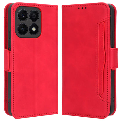 For Honor X8a 4G Wallet Flip Phone Cover PU Leather Stand Multiple Card Slots Case