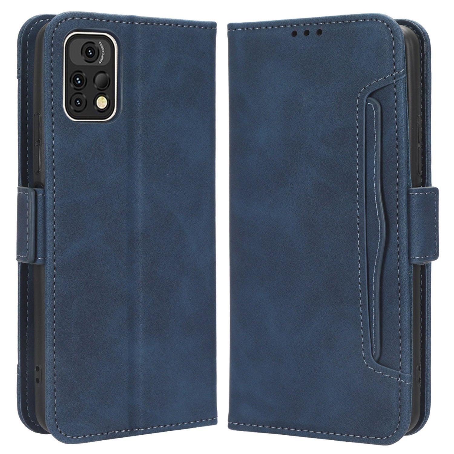 For Umidigi A13 Pro PU Leather Wallet Case Multiple Card Slots Stand Phone Cover