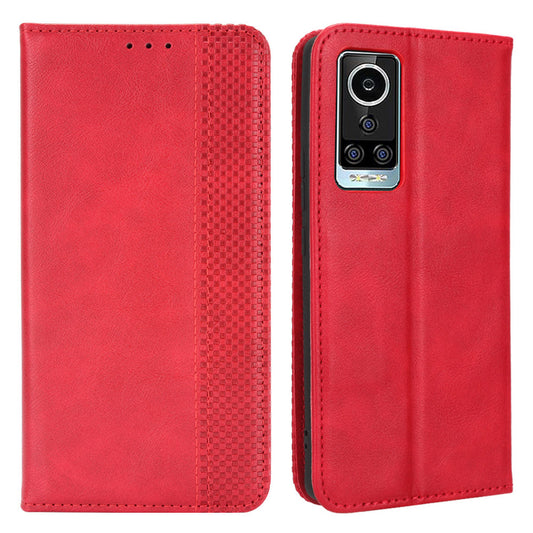 For BLU Bold N2 Retro Wallet Phone Case PU Leather Magnetic Absorption Stand Cover