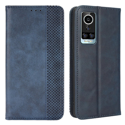 For BLU Bold N2 Retro Wallet Phone Case PU Leather Magnetic Absorption Stand Cover